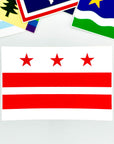 Washington DC Flag Sticker