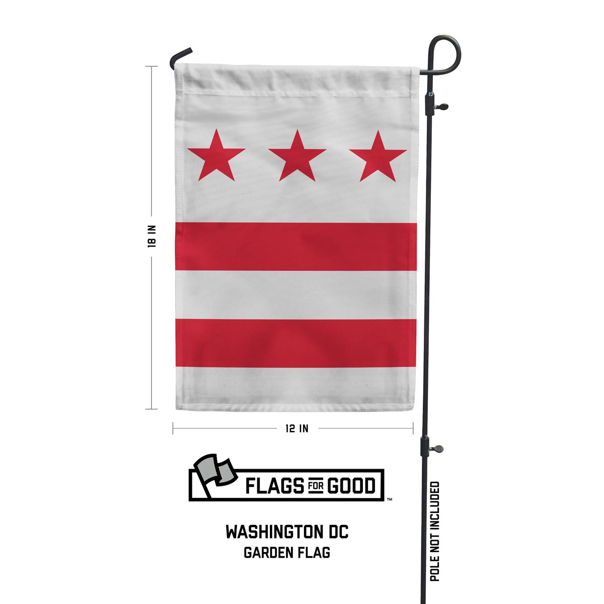 Washington DC Garden Flag