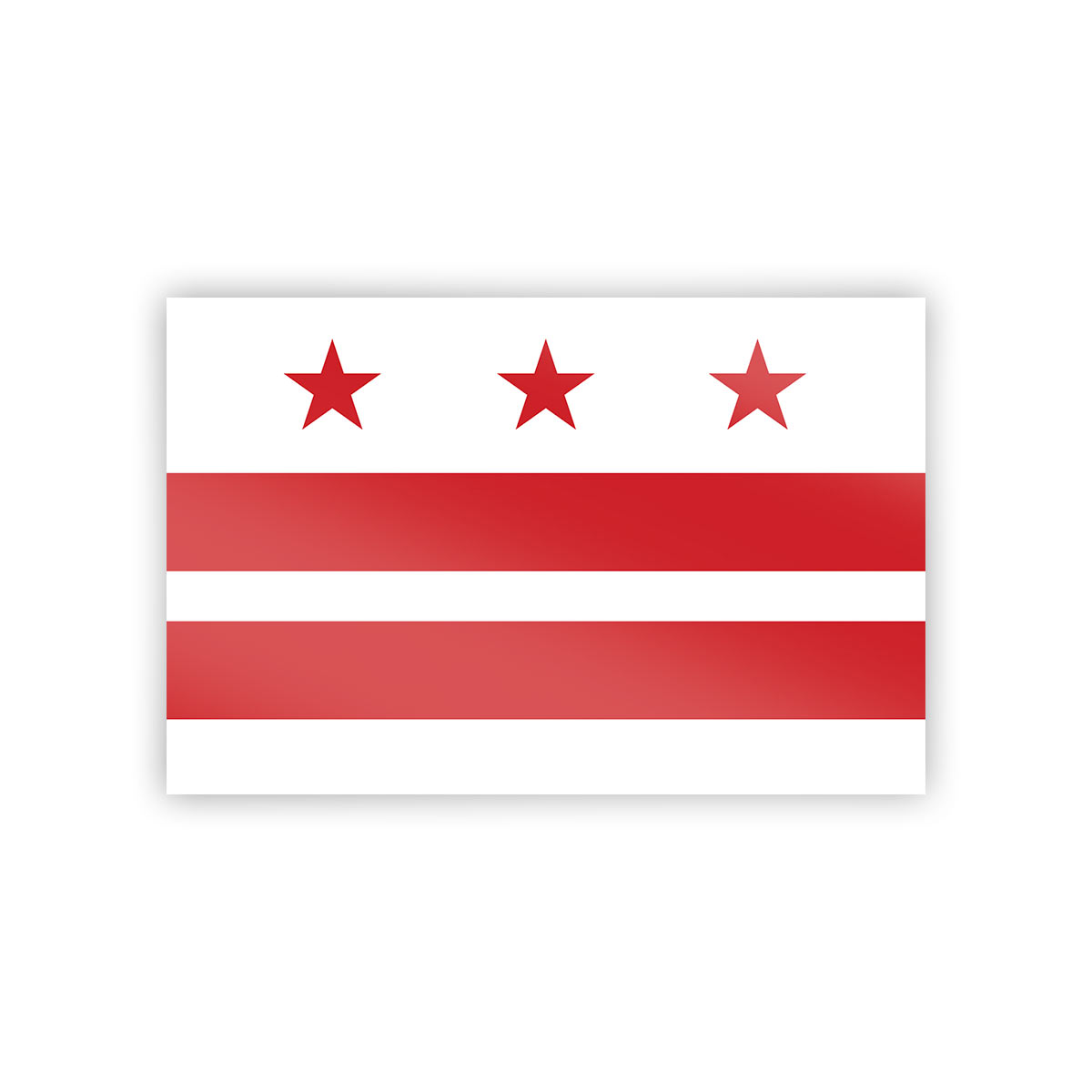 Washington DC Flag Sticker