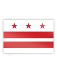 Washington DC Flag Sticker