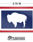 Wyoming Flag Sticker - Flags For Good