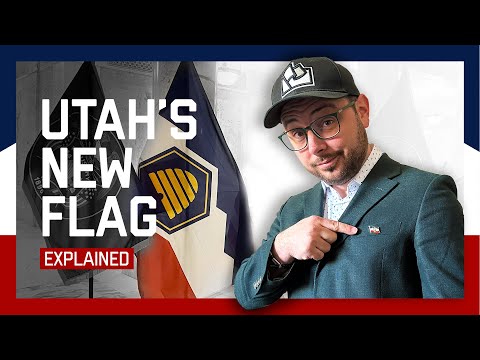 Utah LGBTQ+ Pride Flag | Rainbow Beehive Flag